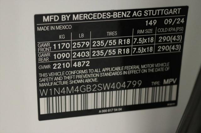 new 2025 Mercedes-Benz GLB 250 car, priced at $48,645