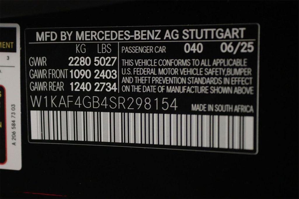 new 2025 Mercedes-Benz C-Class car, priced at $52,845