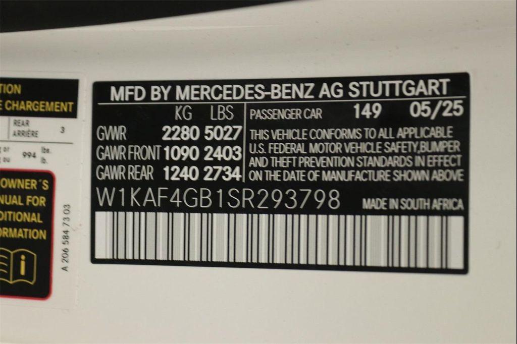 new 2025 Mercedes-Benz C-Class car, priced at $54,645