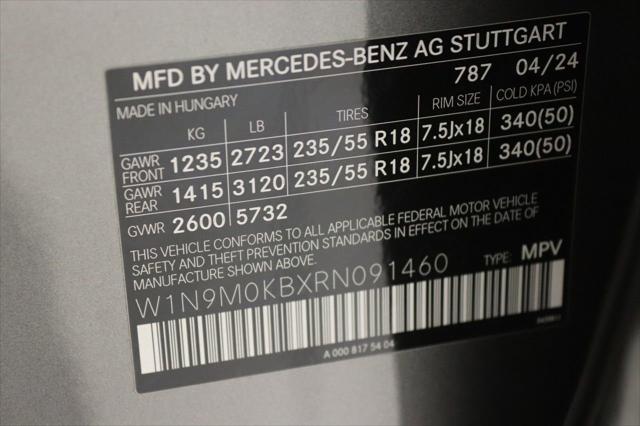 new 2024 Mercedes-Benz EQB 300 car, priced at $59,295