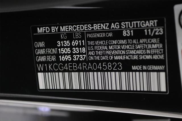 new 2024 Mercedes-Benz EQS 580 car, priced at $138,775