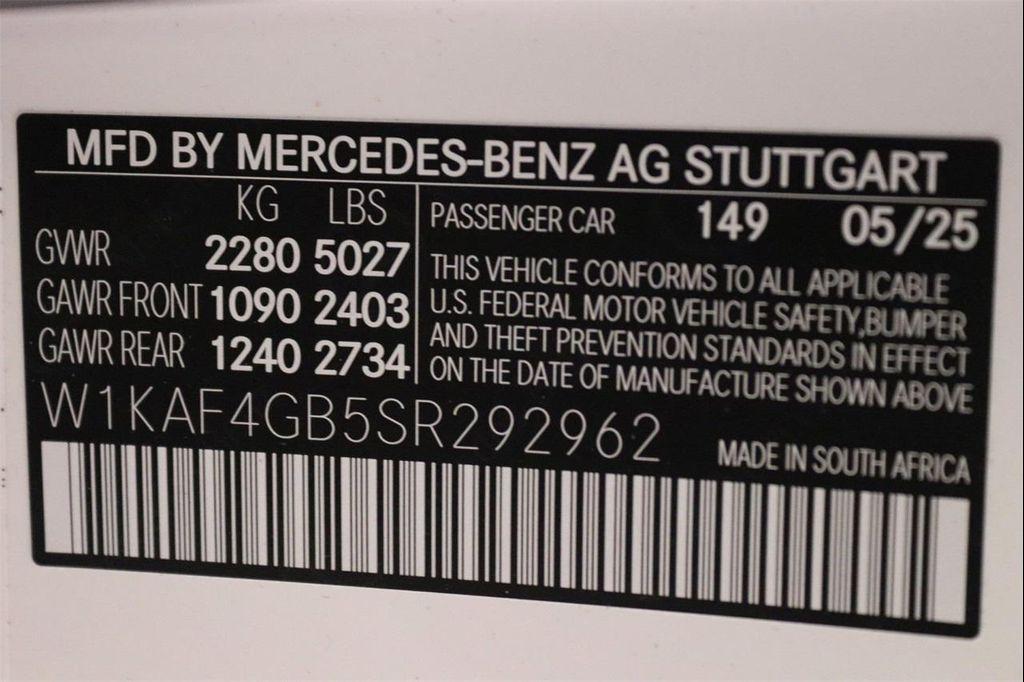 new 2025 Mercedes-Benz C-Class car, priced at $52,155