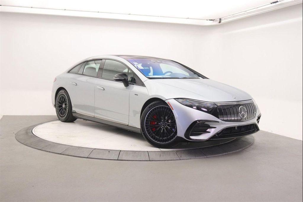 new 2025 Mercedes-Benz AMG EQS car, priced at $151,135