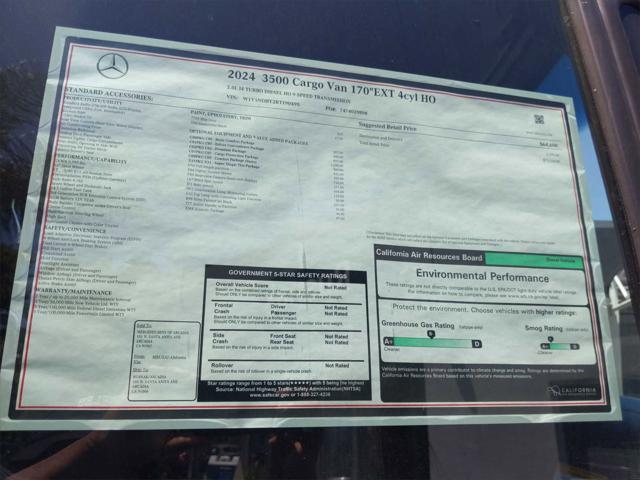 new 2024 Mercedes-Benz Sprinter 3500 car, priced at $73,164