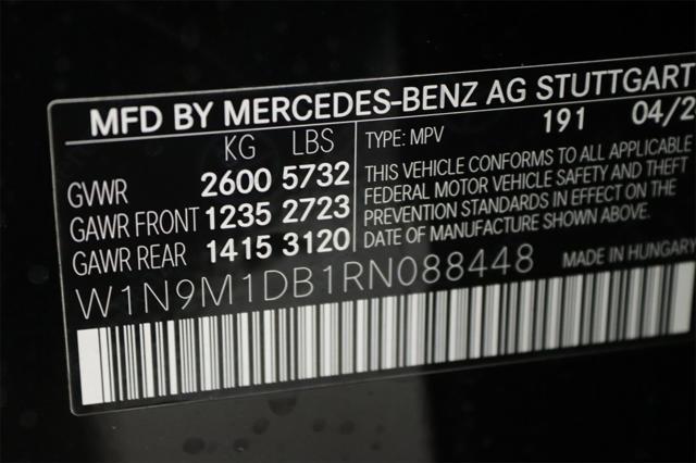 new 2024 Mercedes-Benz EQB 350 car, priced at $63,975