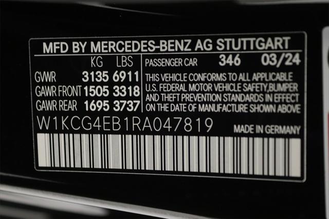 new 2024 Mercedes-Benz EQS 580 car, priced at $141,225