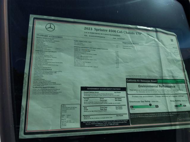 new 2023 Mercedes-Benz Sprinter 3500 car, priced at $69,322