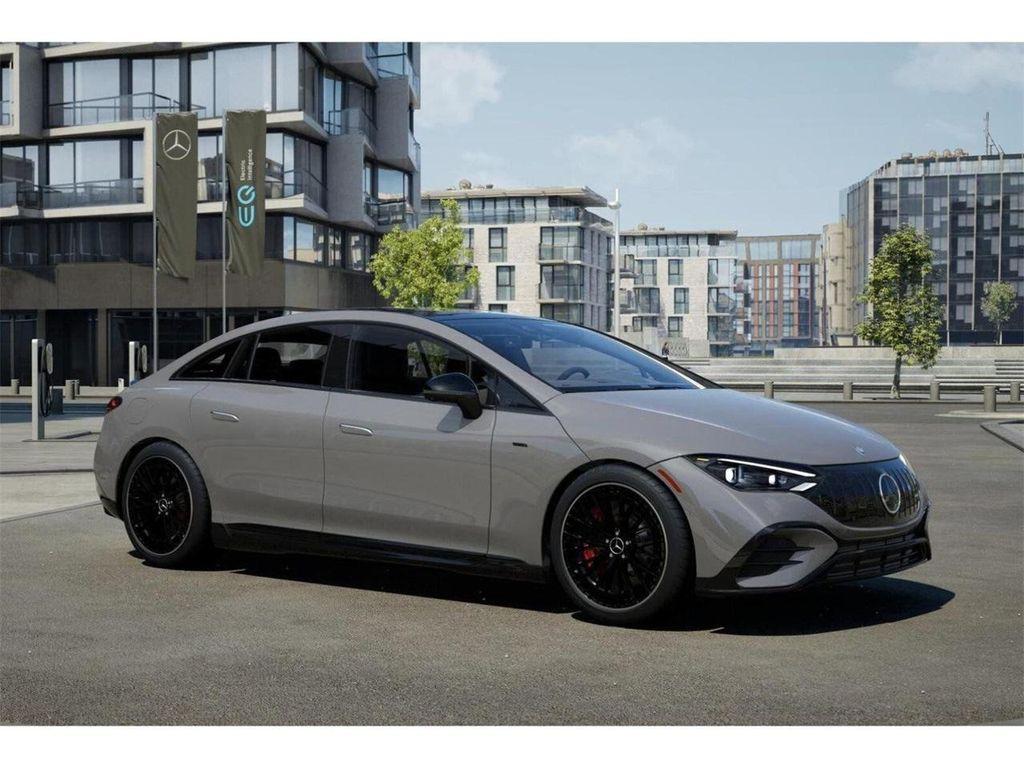 new 2025 Mercedes-Benz AMG EQE car, priced at $119,375