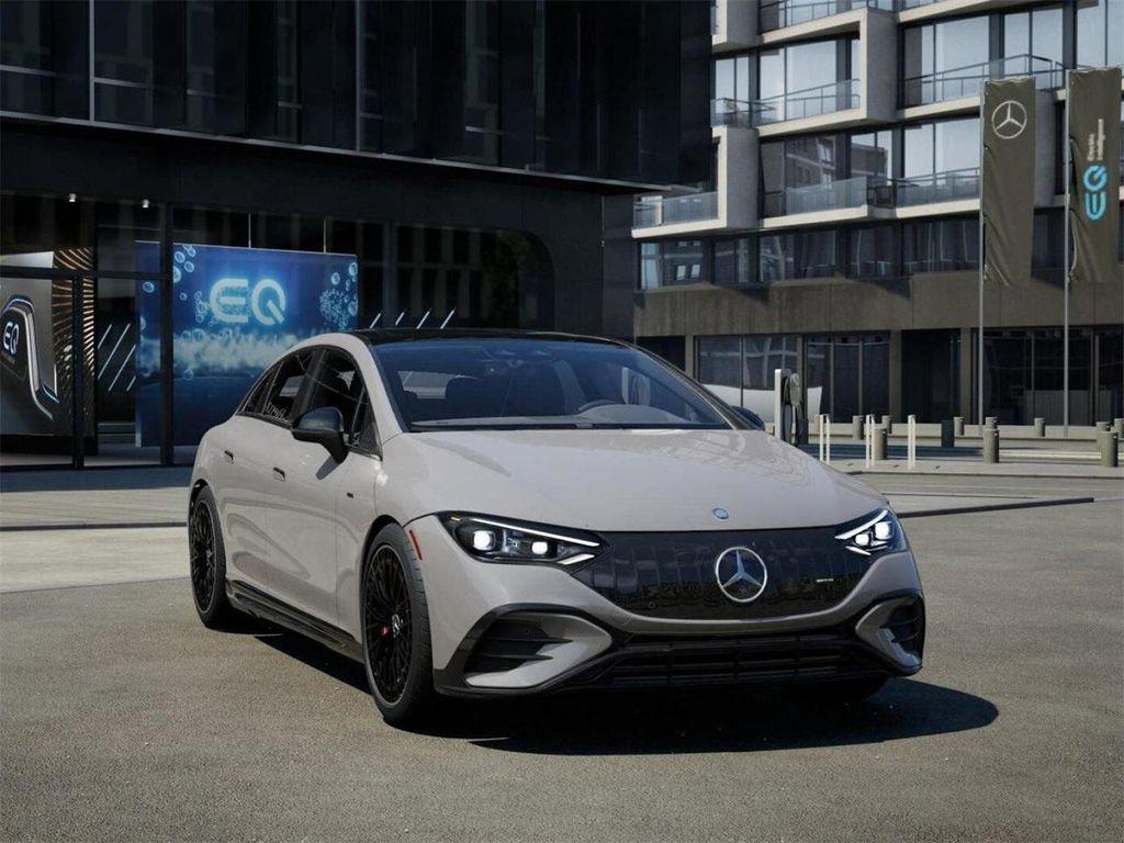 new 2025 Mercedes-Benz AMG EQE car, priced at $119,375
