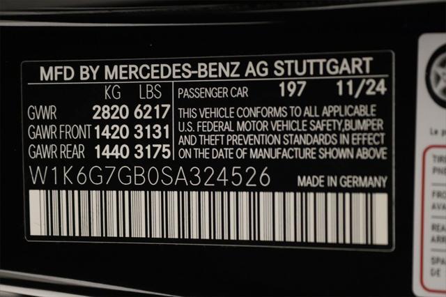 new 2025 Mercedes-Benz S-Class car, priced at $137,580