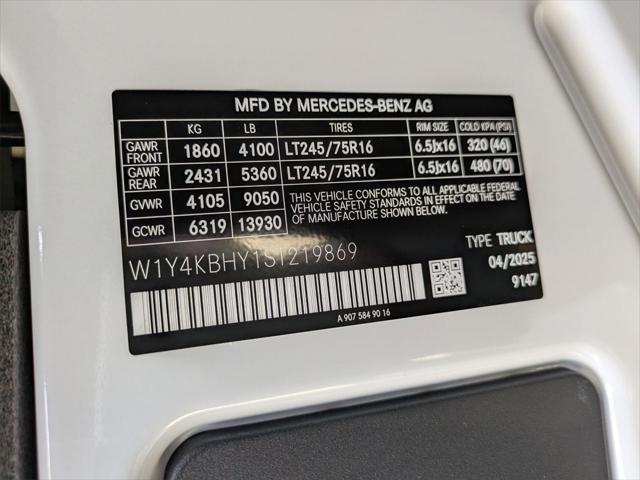 new 2025 Mercedes-Benz Sprinter 2500 car, priced at $59,977