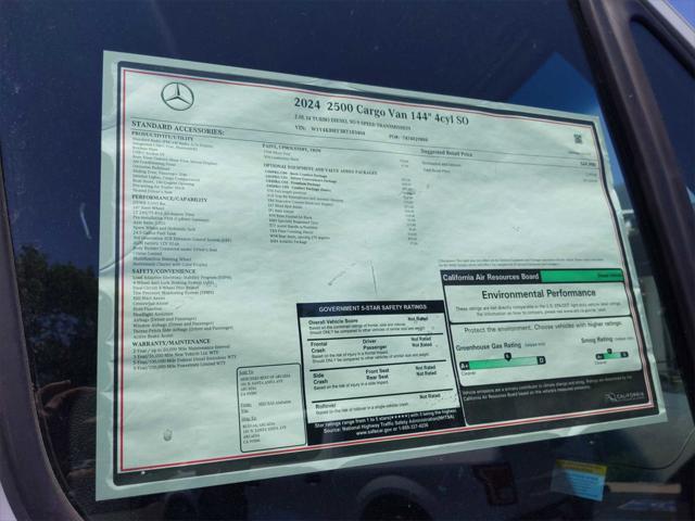 new 2024 Mercedes-Benz Sprinter 2500 car, priced at $57,654