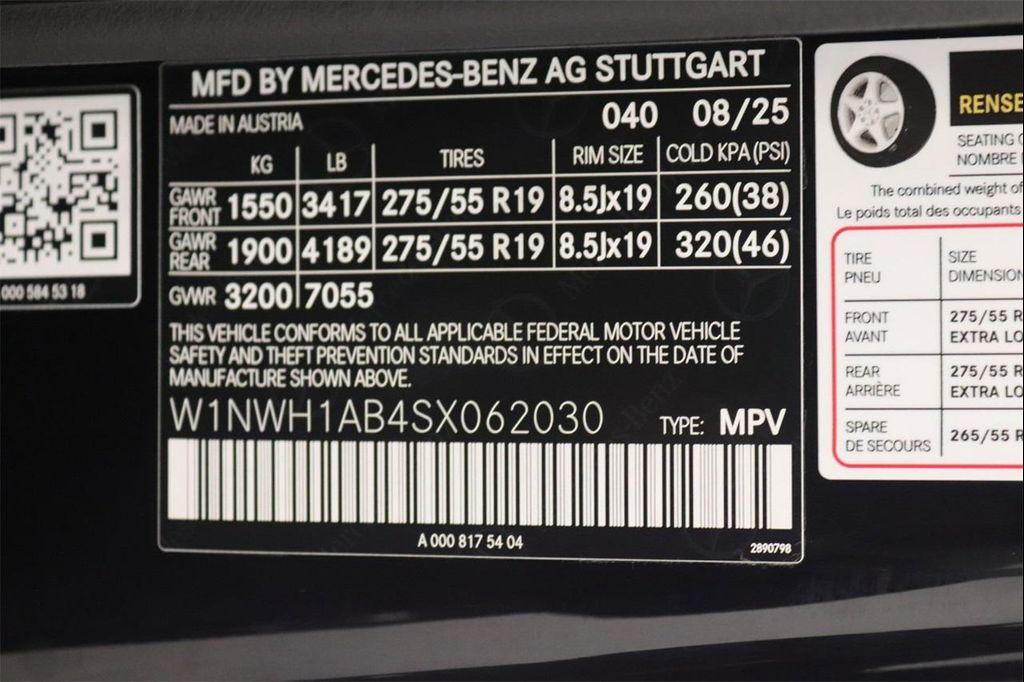 new 2025 Mercedes-Benz G-Class car, priced at $156,495