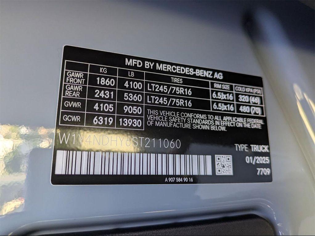 new 2025 Mercedes-Benz Sprinter 2500 car, priced at $73,210