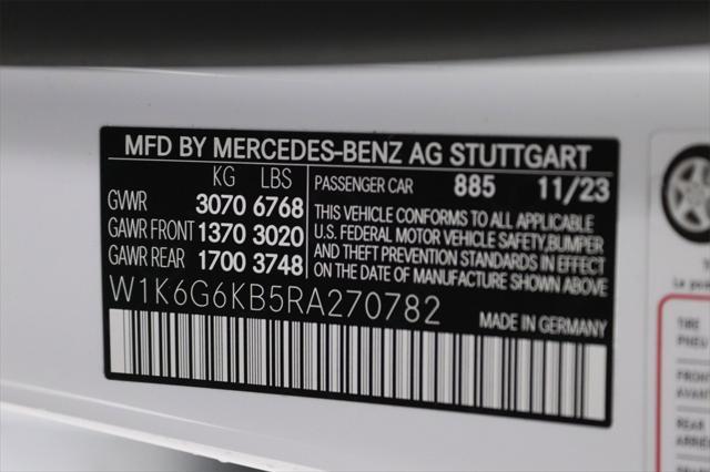 new 2024 Mercedes-Benz S-Class car, priced at $136,625