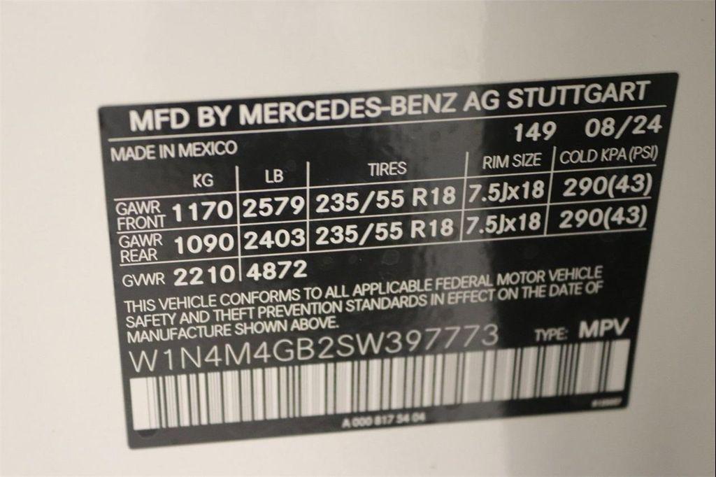 new 2025 Mercedes-Benz GLB 250 car, priced at $48,645