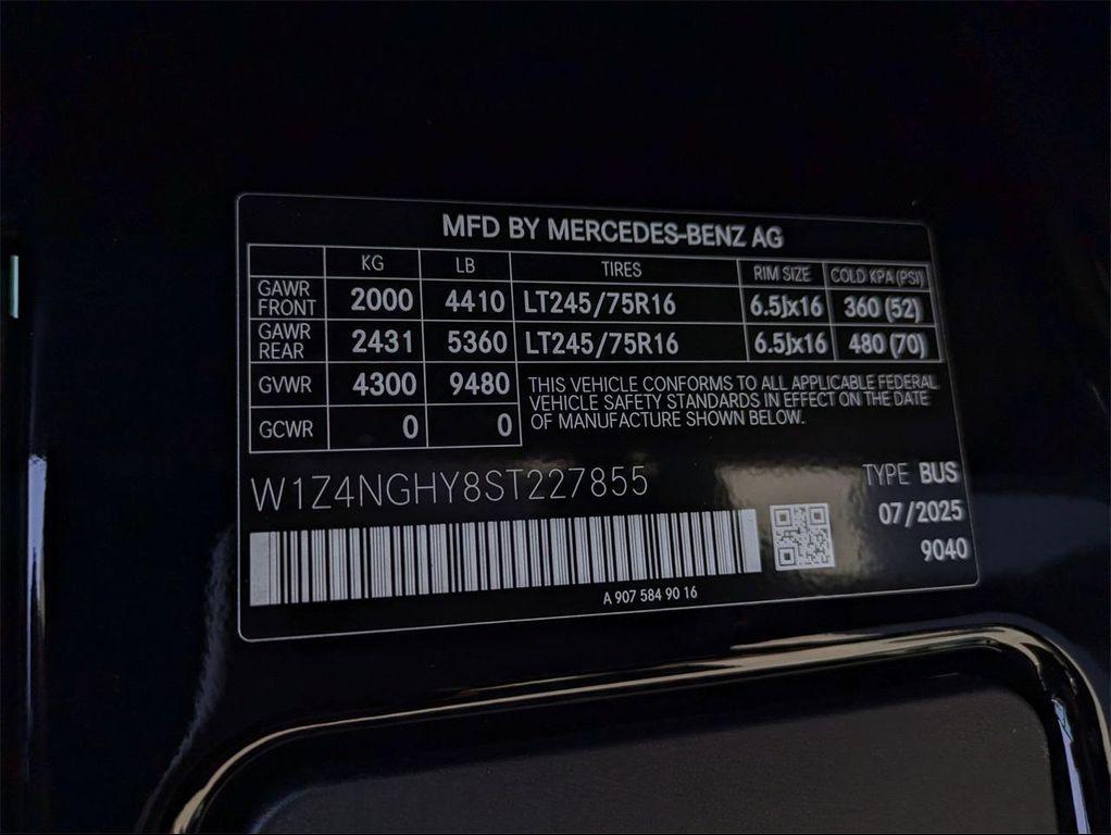 new 2025 Mercedes-Benz Sprinter 2500 car, priced at $81,955