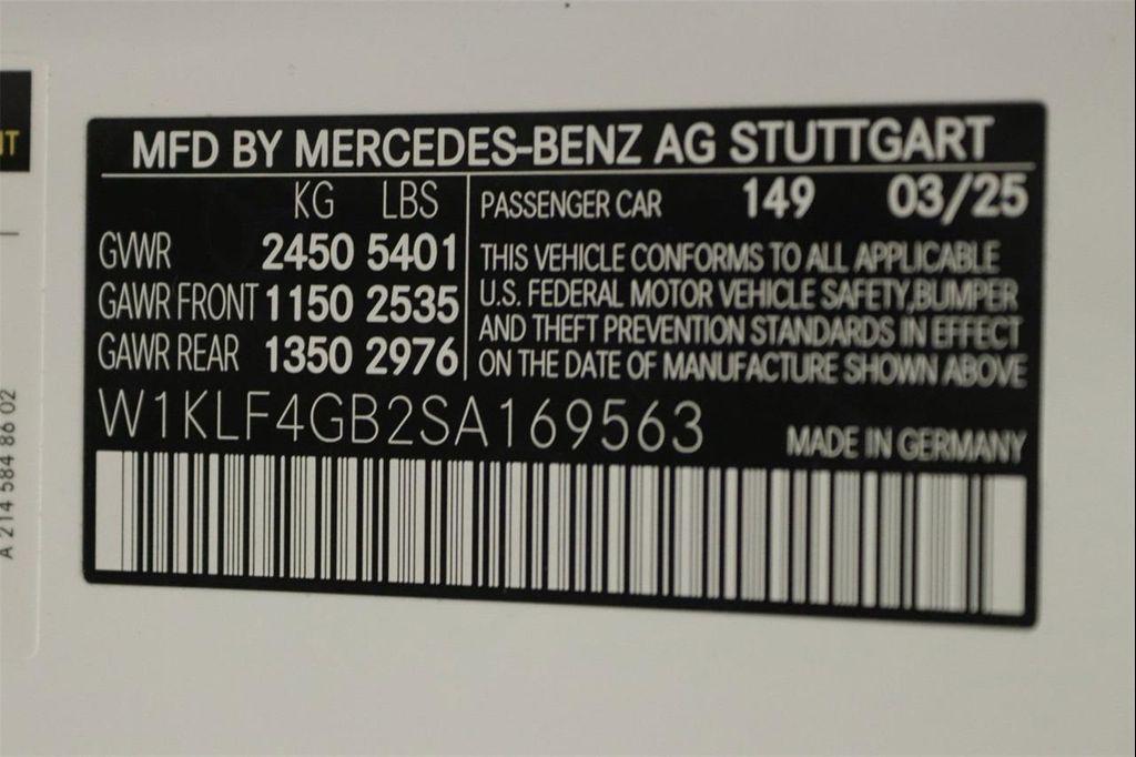 new 2025 Mercedes-Benz E-Class car, priced at $69,535