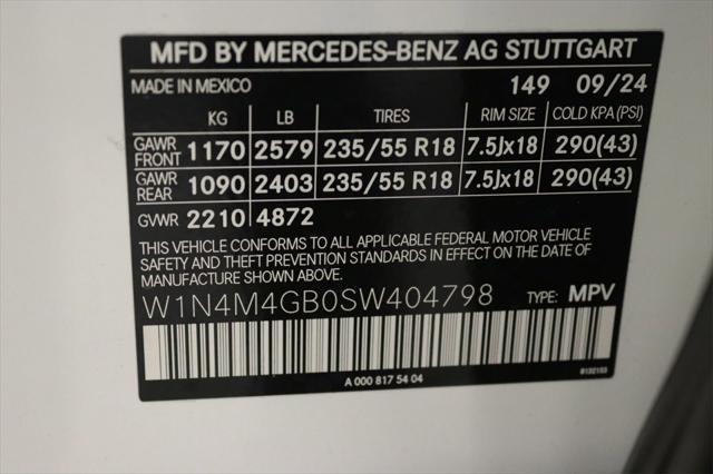 new 2025 Mercedes-Benz GLB 250 car, priced at $47,145