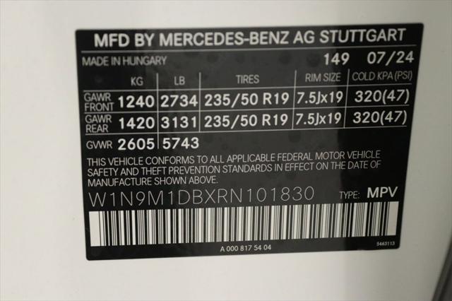 new 2024 Mercedes-Benz EQB 350 car, priced at $66,800