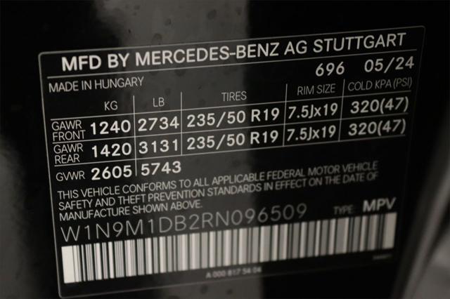 new 2024 Mercedes-Benz EQB 350 car, priced at $63,225