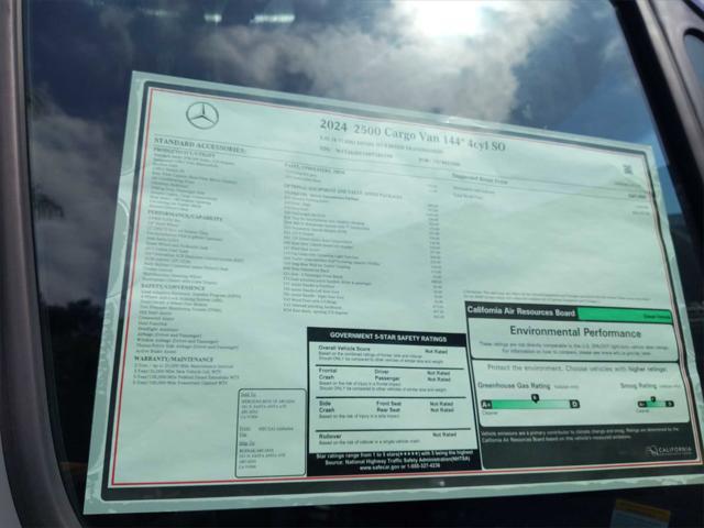 new 2024 Mercedes-Benz Sprinter 2500 car, priced at $62,707