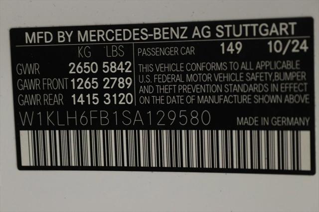 new 2025 Mercedes-Benz E-Class car, priced at $81,175