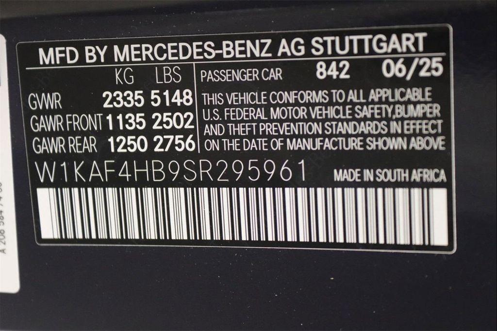 new 2025 Mercedes-Benz C-Class car, priced at $54,885