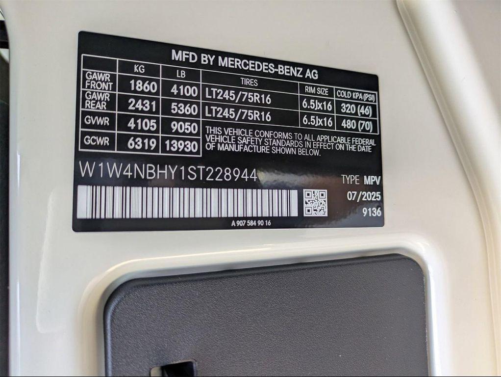 new 2025 Mercedes-Benz Sprinter 2500 car, priced at $70,204