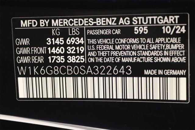 new 2025 Mercedes-Benz S-Class car, priced at $201,150