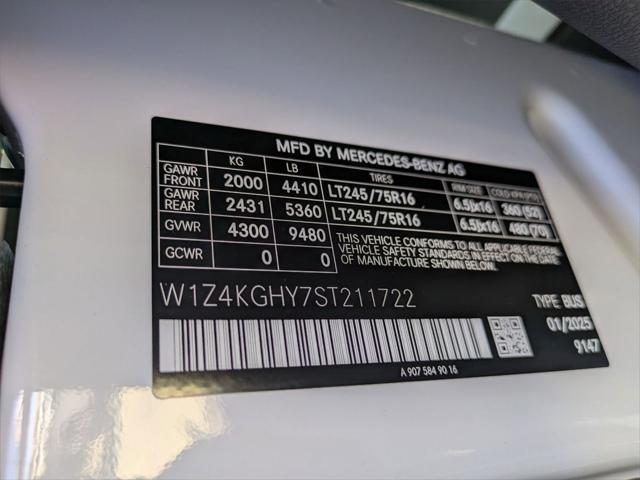 new 2025 Mercedes-Benz Sprinter 2500 car, priced at $75,001
