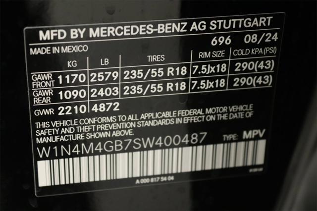 new 2025 Mercedes-Benz GLB 250 car, priced at $48,645