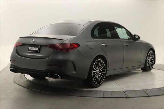 used 2022 Mercedes-Benz C-Class car, priced at $37,998