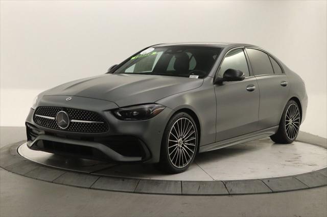 used 2022 Mercedes-Benz C-Class car, priced at $37,998