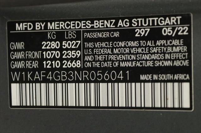 used 2022 Mercedes-Benz C-Class car, priced at $37,998
