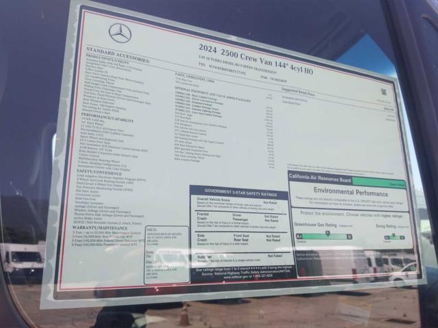 new 2024 Mercedes-Benz Sprinter 2500 car, priced at $68,966