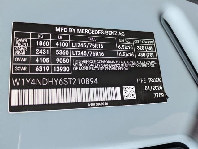 new 2025 Mercedes-Benz Sprinter 2500 car, priced at $73,210
