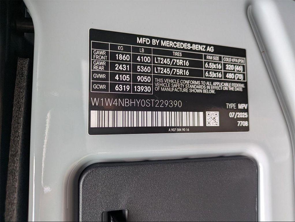 new 2025 Mercedes-Benz Sprinter 2500 car, priced at $74,466