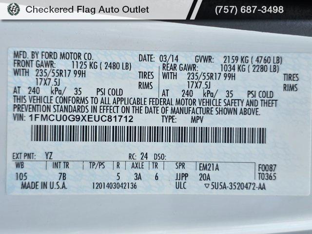 used 2014 Ford Escape car, priced at $8,783
