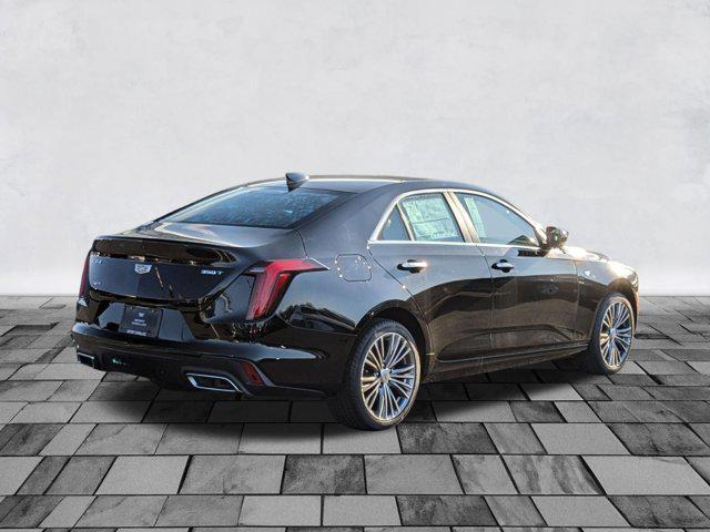 new 2025 Cadillac CT4 car, priced at $48,439