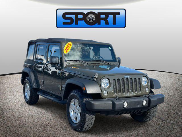 used 2015 Jeep Wrangler Unlimited car, priced at $15,400