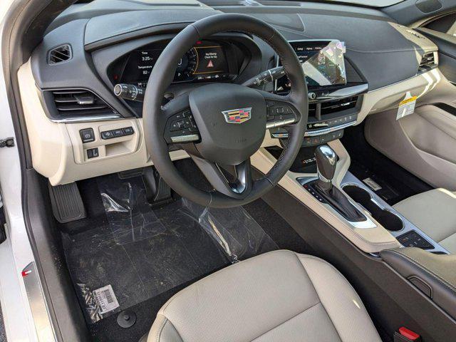 new 2025 Cadillac CT4 car, priced at $46,614