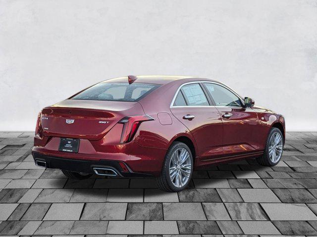 new 2025 Cadillac CT4 car, priced at $46,414