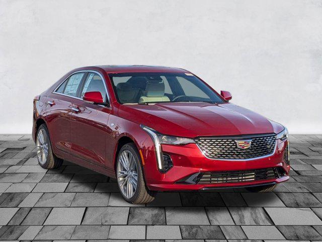 new 2025 Cadillac CT4 car, priced at $46,064