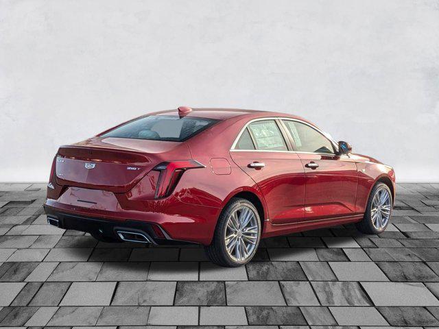 new 2025 Cadillac CT4 car, priced at $46,064