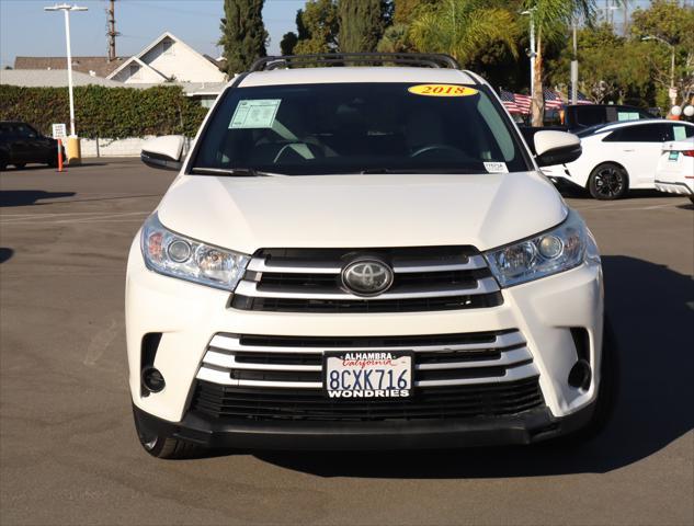 used 2018 Toyota Highlander car, priced at $20,995