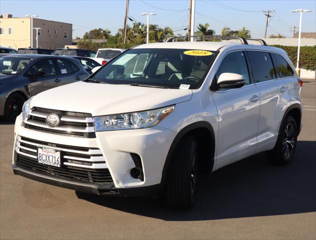 used 2018 Toyota Highlander car, priced at $20,995