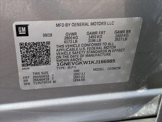 used 2019 Chevrolet Traverse car, priced at $16,792