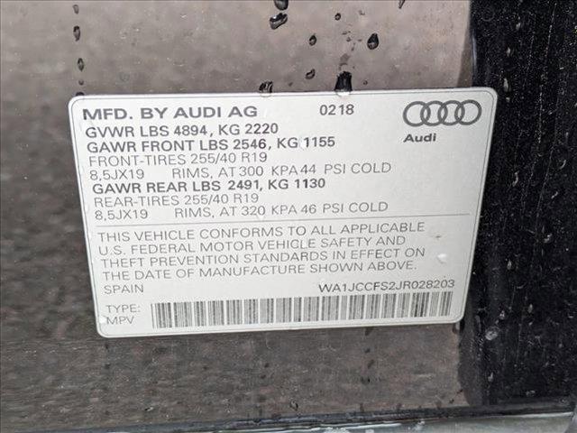 used 2018 Audi Q3 car, priced at $21,000