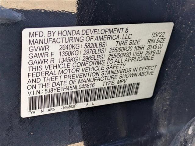 used 2022 Acura MDX car, priced at $38,600